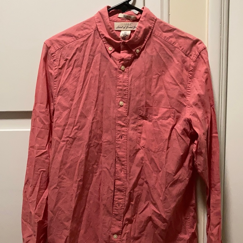 Men’s long sleeve button down shirt